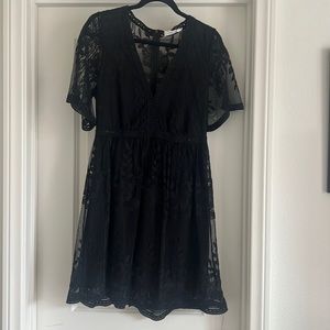 Bella Ella black lace dress